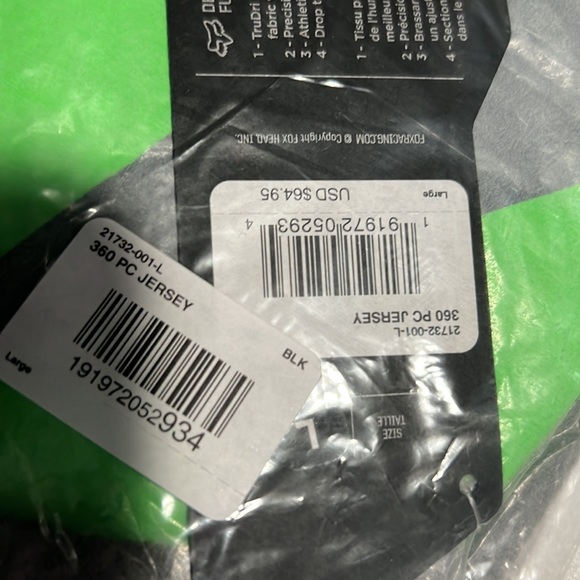 New Men’s Fox Motocross PC Jersey Size Large - Picture 2 of 3